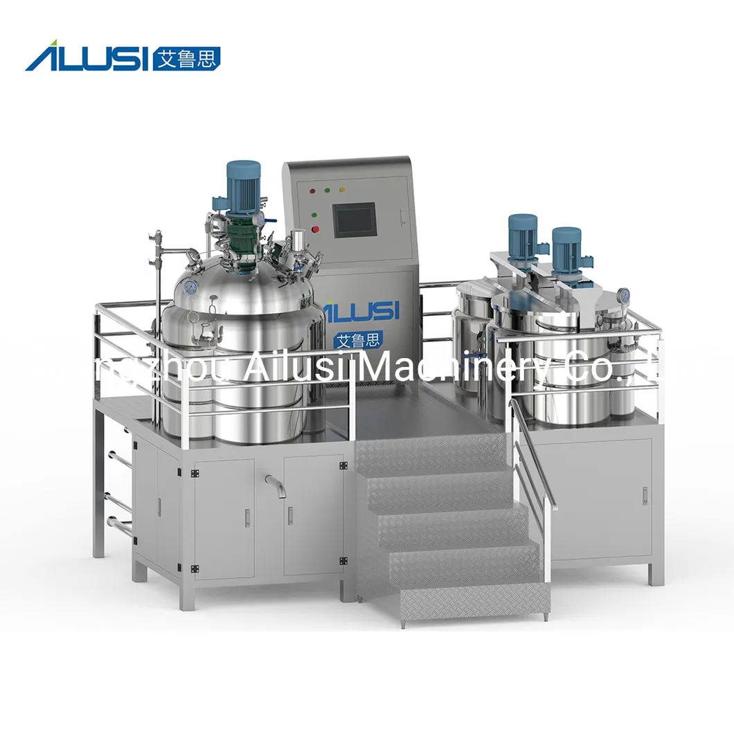 High Shear Homogenizer Cosmetic Cream Vacuum Emulsifying Mixer