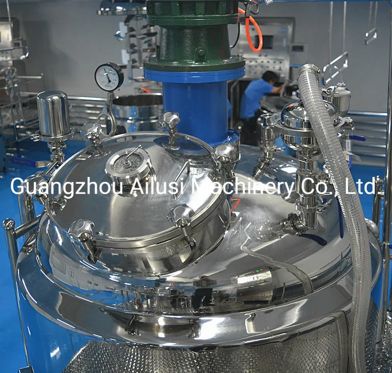 High Shear Homogenizer Cosmetic Cream Vacuum Emulsifying Mixer