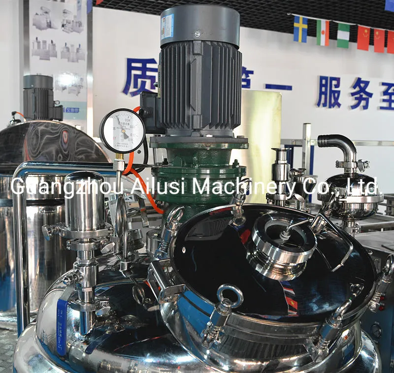 High Shear Homogenizer Cosmetic Cream Vacuum Emulsifying Mixer