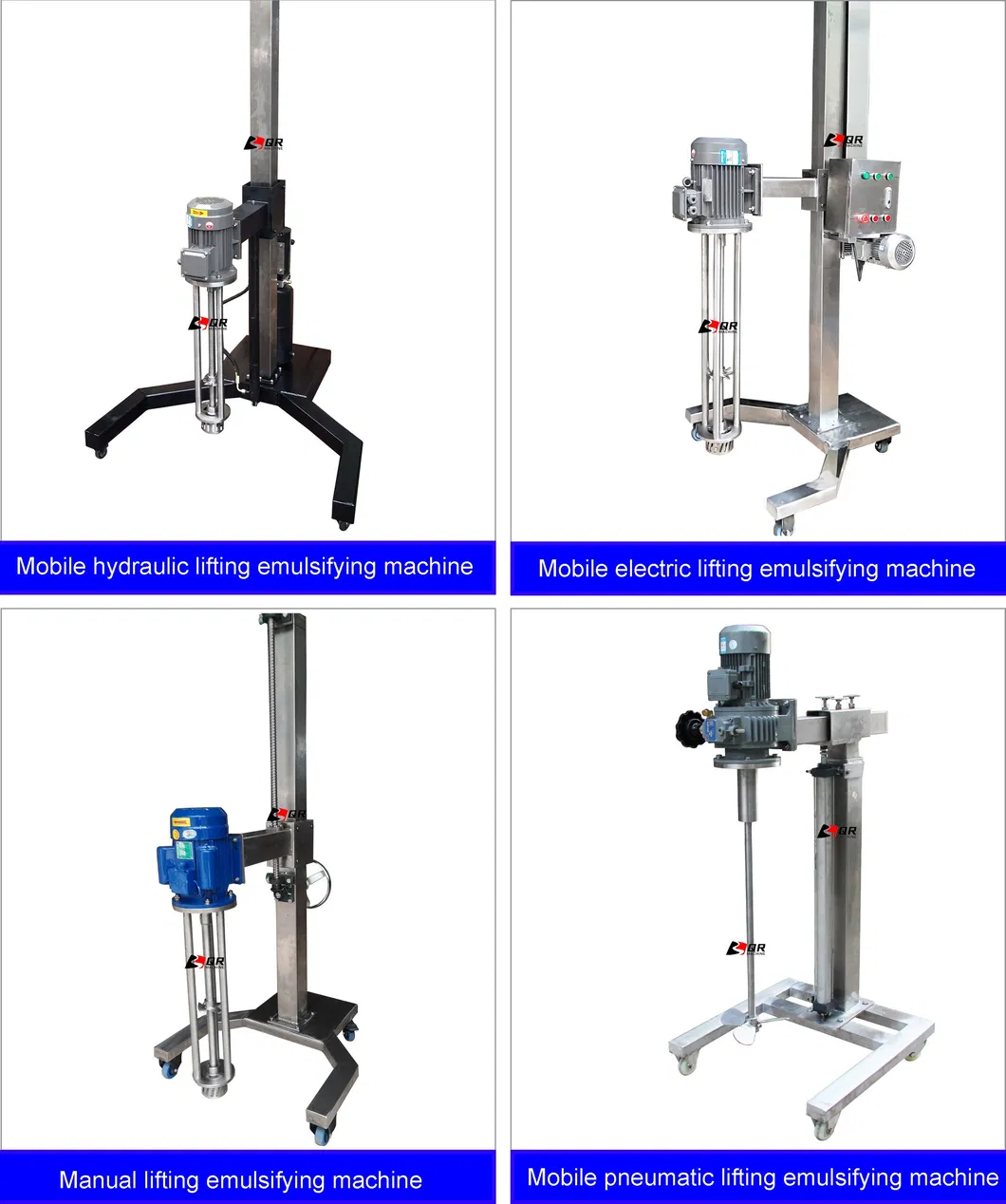 High Speed Batch Finely Processed Pharmacy Cream High Shear Rotor Stator Emulsifying Machine