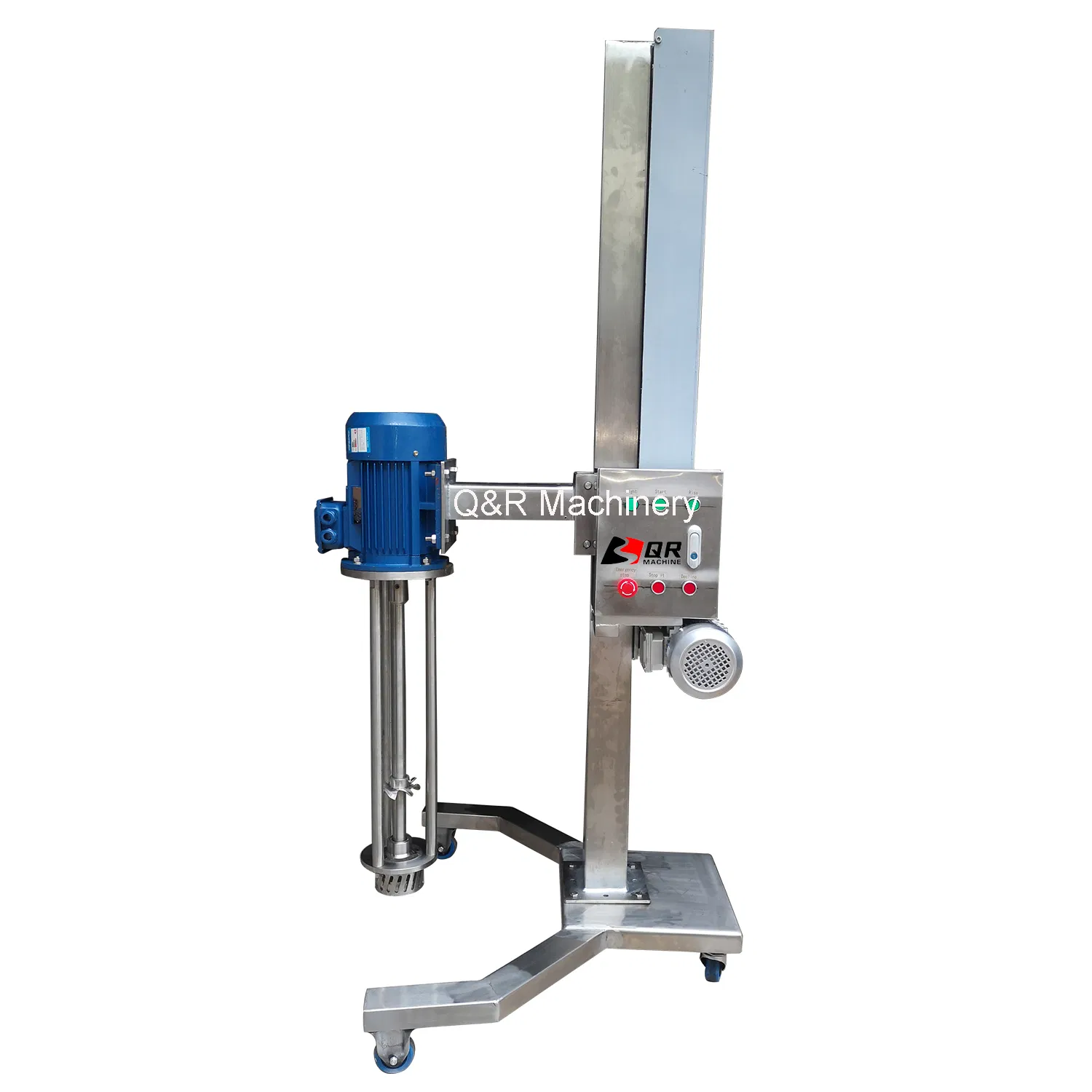 High Speed Batch Finely Processed Pharmacy Cream High Shear Rotor Stator Emulsifying Machine