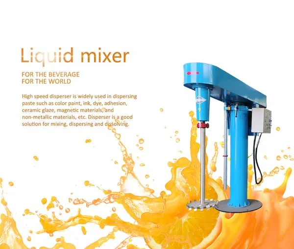 High Speed Hydraulic Lifting Disperser Mixer for Paint