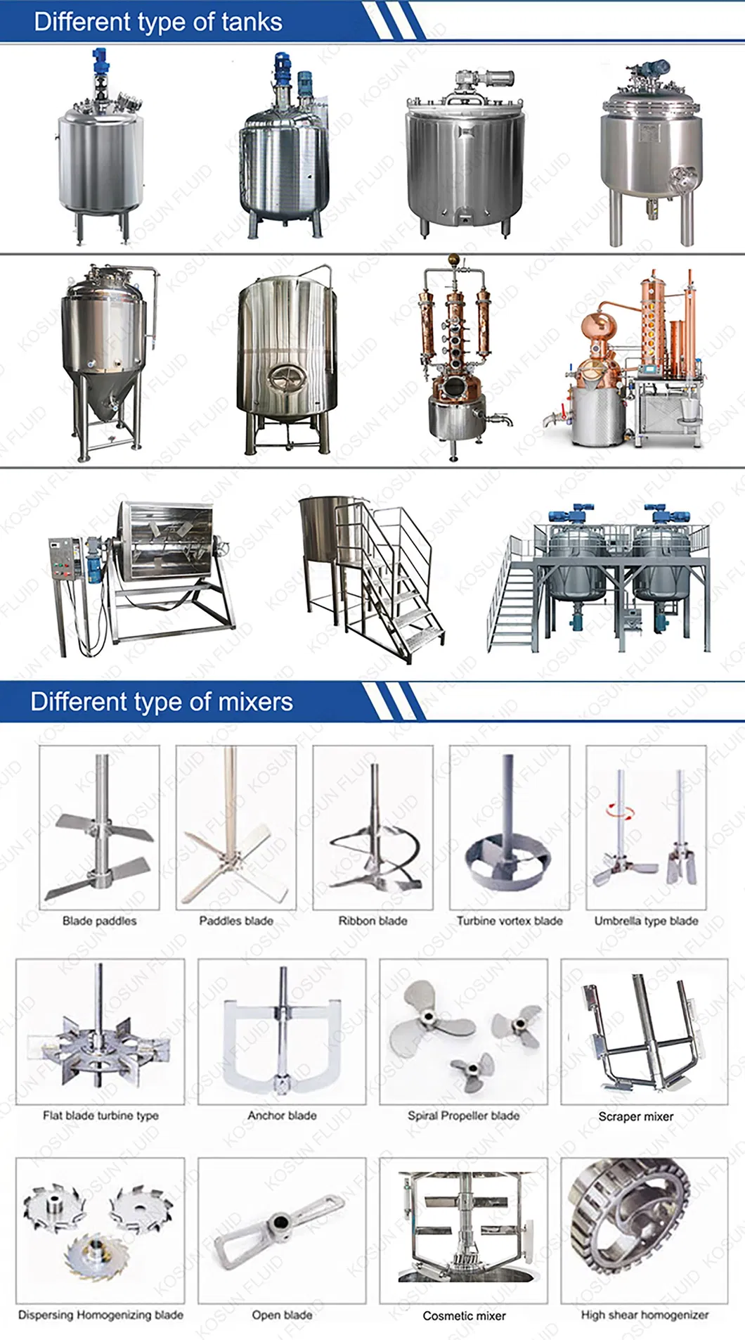 Homogenizer Tank Blending Cream Jacketed Liquid Mixer Tank Heating Stainless Steel Mixing Tank with Agitator Heater