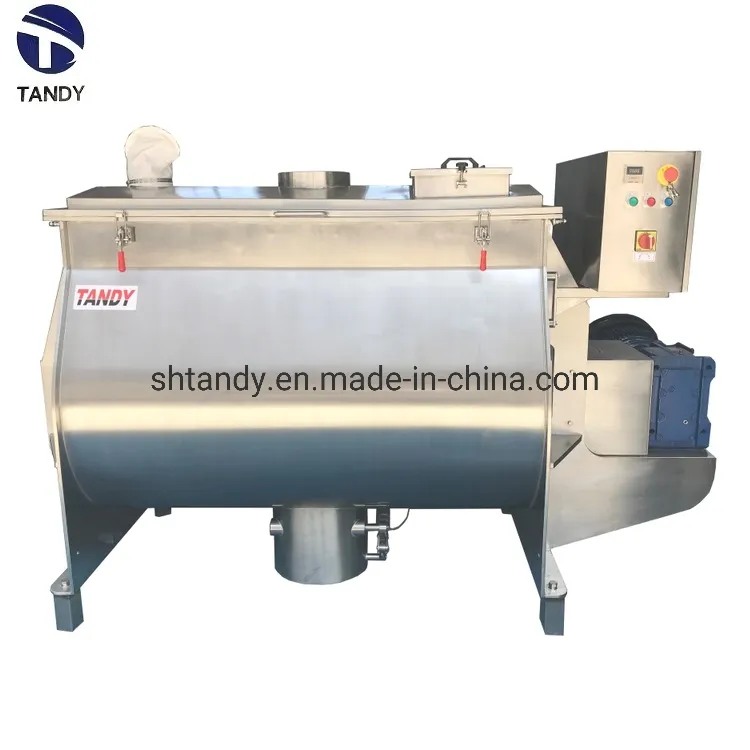 Horizontal Paddle Mixer/Blender Mixing/Blending Machine for Dry Wet Powder Granule