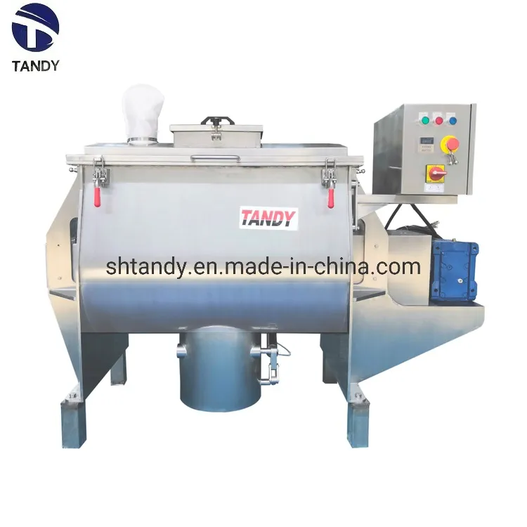 Horizontal Paddle Mixer/Blender Mixing/Blending Machine for Dry Wet Powder Granule