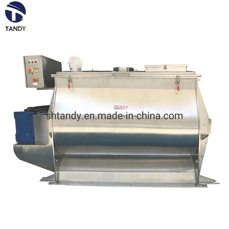 Horizontal Paddle Mixer/Blender Mixing/Blending Machine for Dry Wet Powder Granule