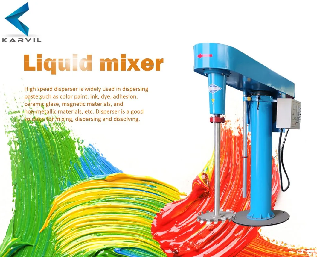 Hsd Hydraulic Liftting Vertical High-Speed Ink/ Pigment/Paint Mixing Machine Mixer