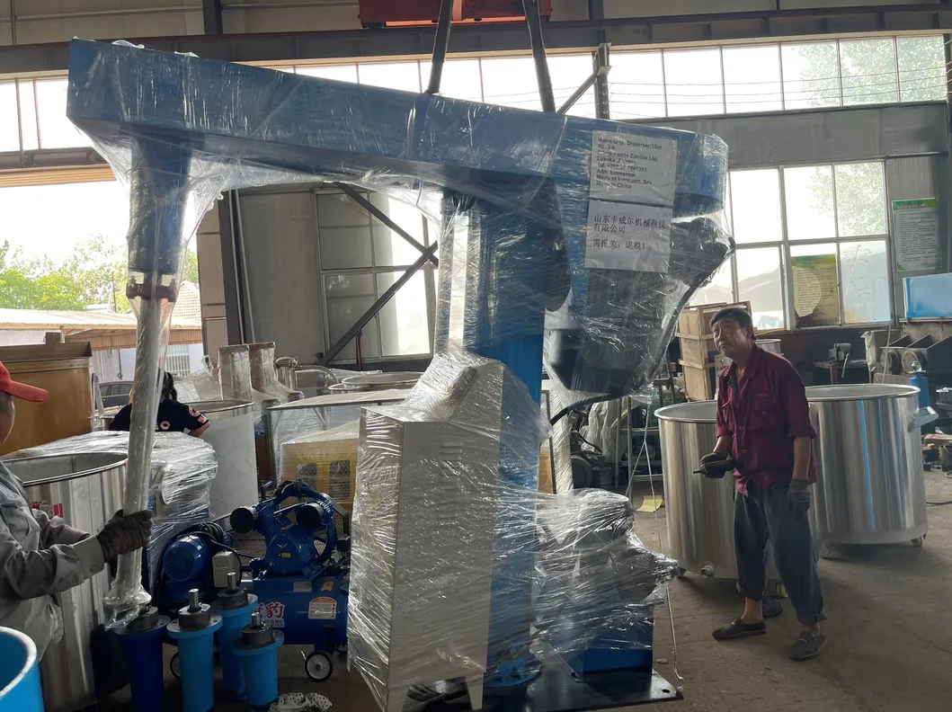 Hydraulic Lifting High Speed Disperser Paint Pigment Mixer Mixing Machine with Dispersion Plate