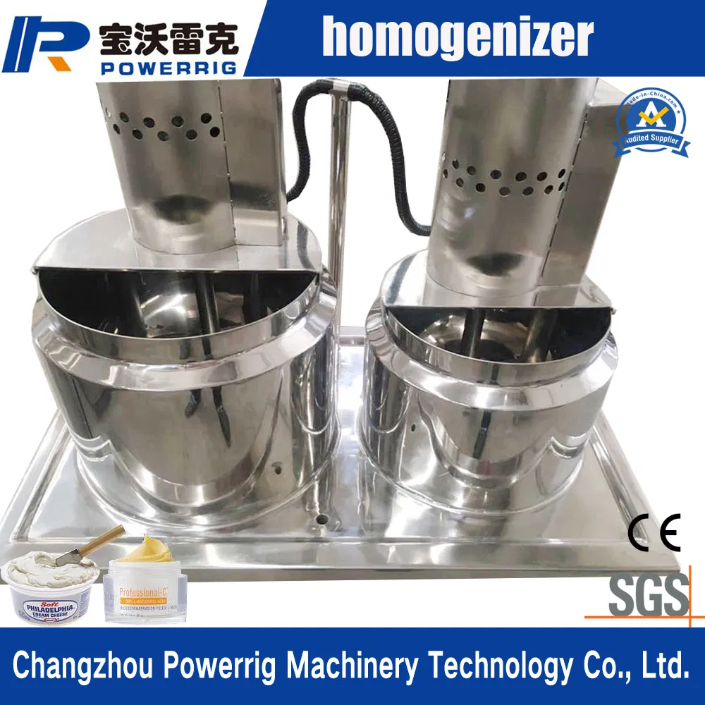 Hydraulic Lifting Liquid Emulsifier Mixer Machine with Homogenizer for Cosmetic and Chemical