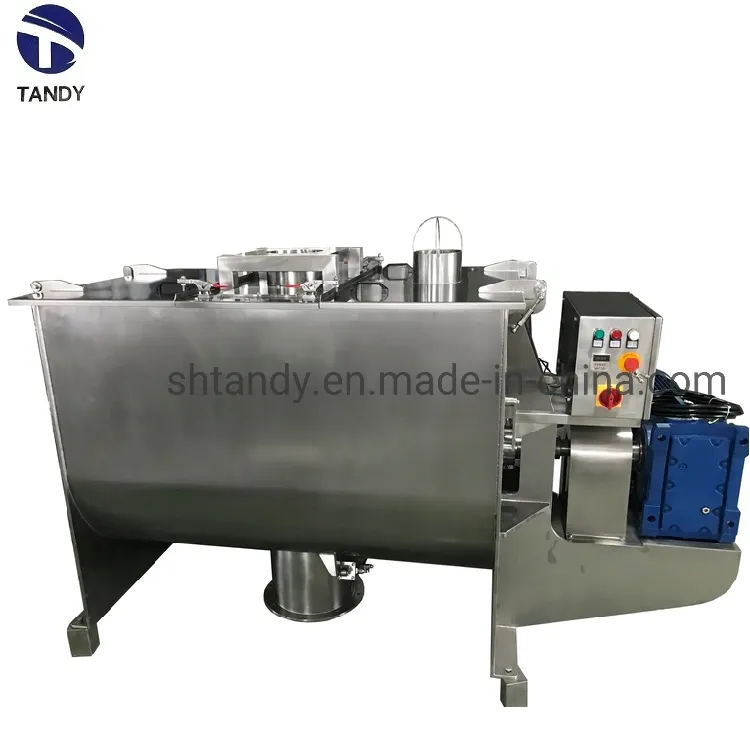 Industrial Automatic Ribbon Mixer Blender for Curry Powder Agitation