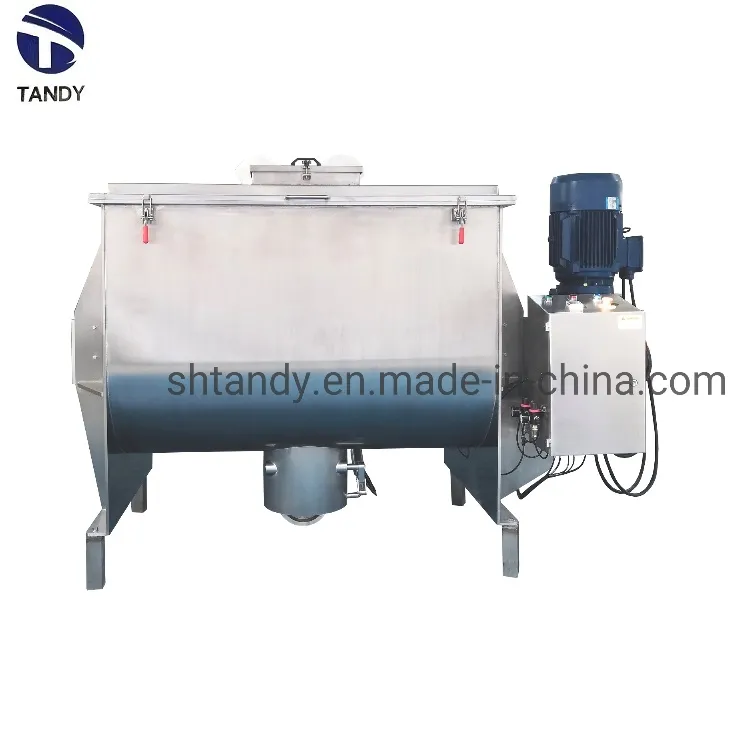 Industrial Automatic Ribbon Mixer Blender for Curry Powder Agitation