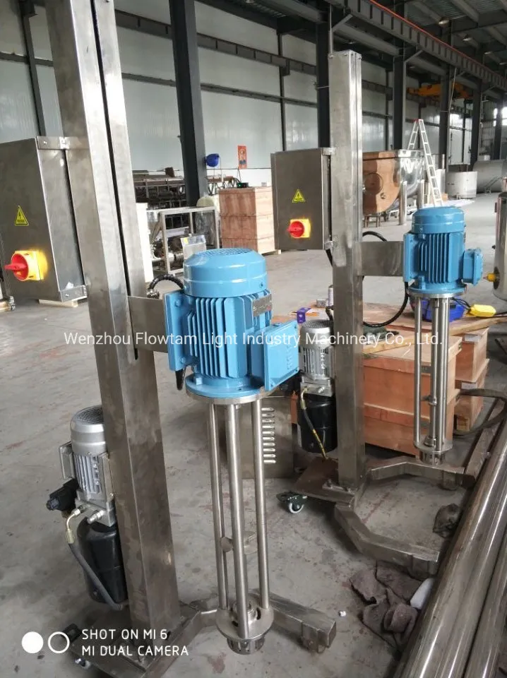 Industrial Stainless Steel Small Scale High Shear Milk Batch Homogenizer