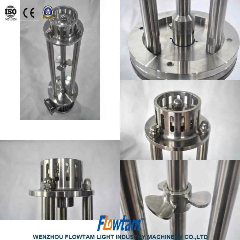 Industrial Stainless Steel Small Scale High Shear Milk Batch Homogenizer