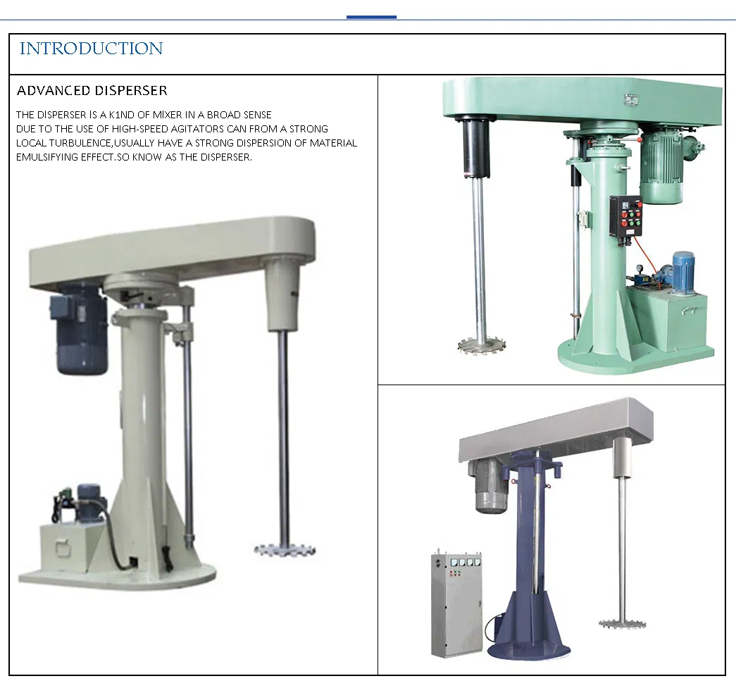 Karvil High Speed Paint Mixing Disperser Disolver Mixer