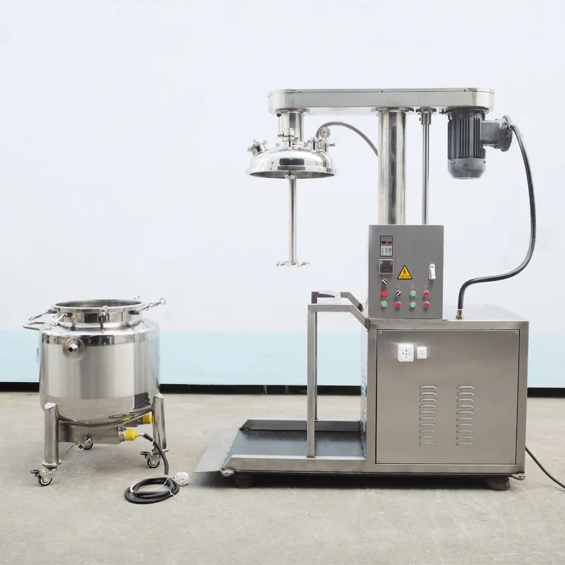 Large Pharmacy Protein Soda Double Shaft Planetary Continuous Hydraulic Lift Mixer Machine