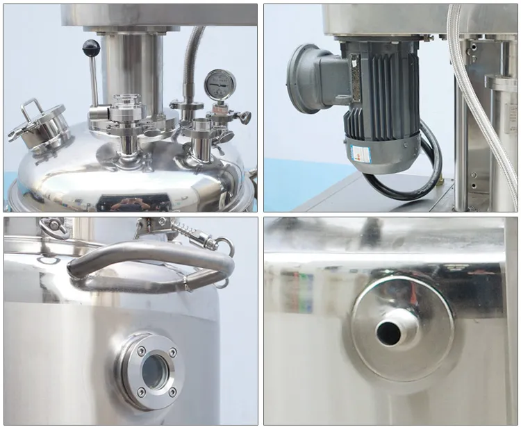 Large Pharmacy Protein Soda Double Shaft Planetary Continuous Hydraulic Lift Mixer Machine