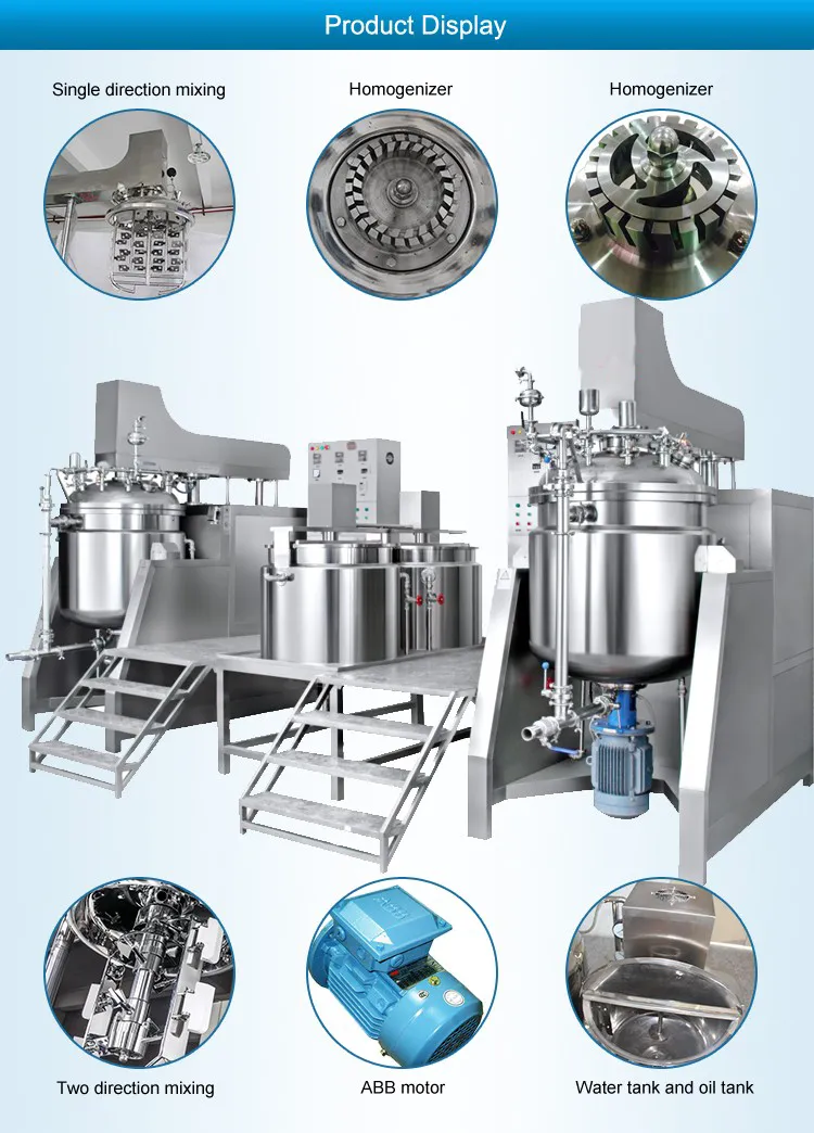 Mixing Homogenizr Machine for Cosmetics Cream Price