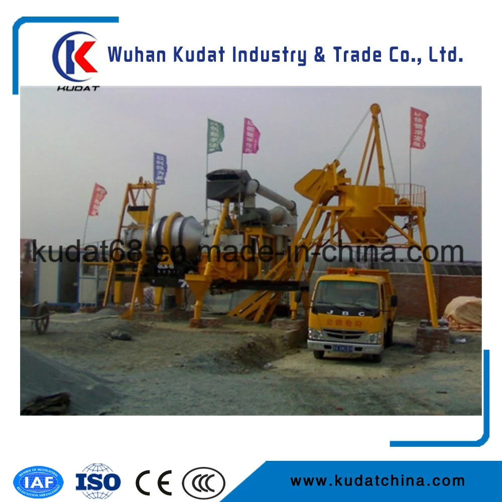 Mobile Asphalt Mixing Plant Qlb15 Concrete Batch Plant Asphalt Mixer