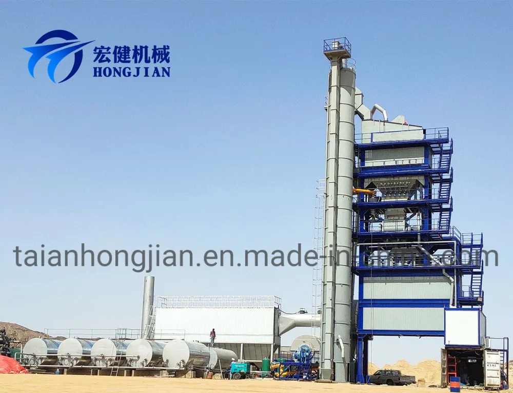Modular Design Stationary Asphalt Equipment Batching Mixer Plant with Capacity 160-240t with Good Price