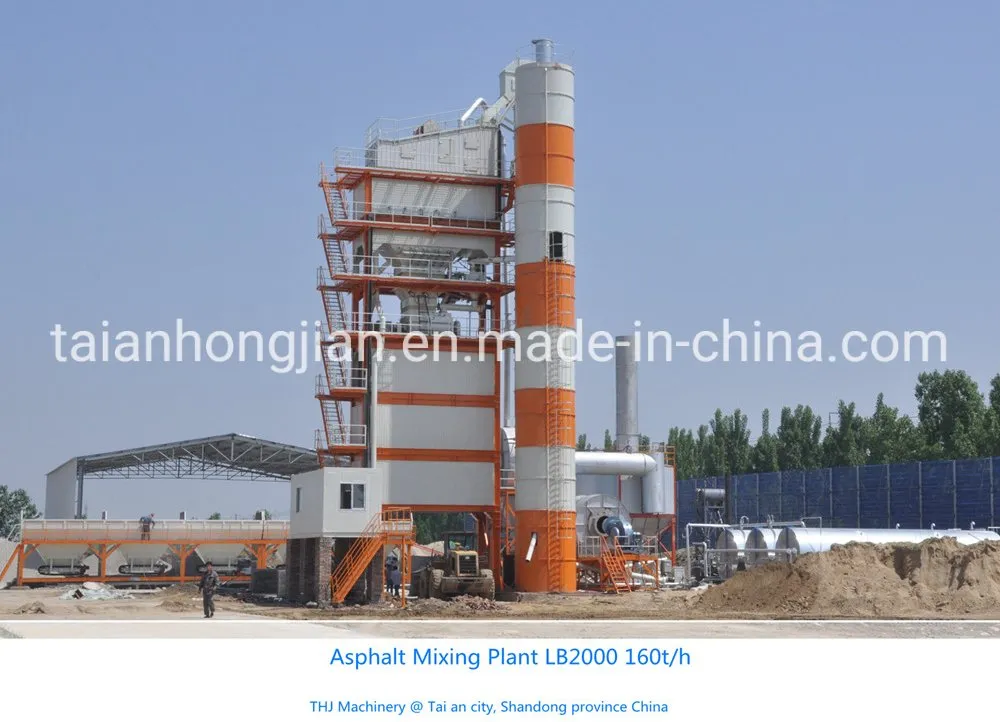 Modular Design Stationary Asphalt Equipment Batching Mixer Plant with Capacity 160-240t with Good Price