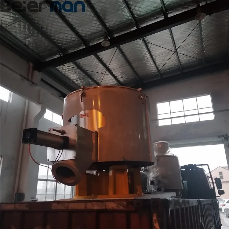 Paddle Type Powder Hot Mixer Shr-1000A Big Model for PVC/CPVC/UPVC Resin High Speed Heat Mixing Machine