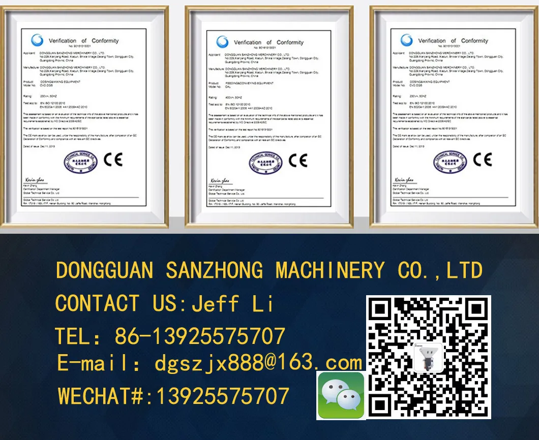 Plastic Color Mixing Machine / Vertical Color Mixer Machine