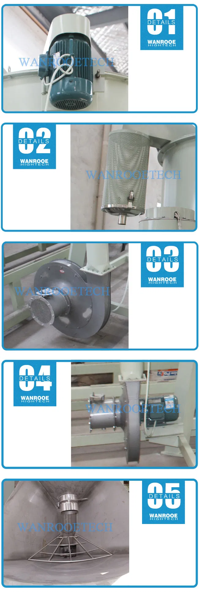 Plastic Granules Mixer Dryer by Chinese Factory