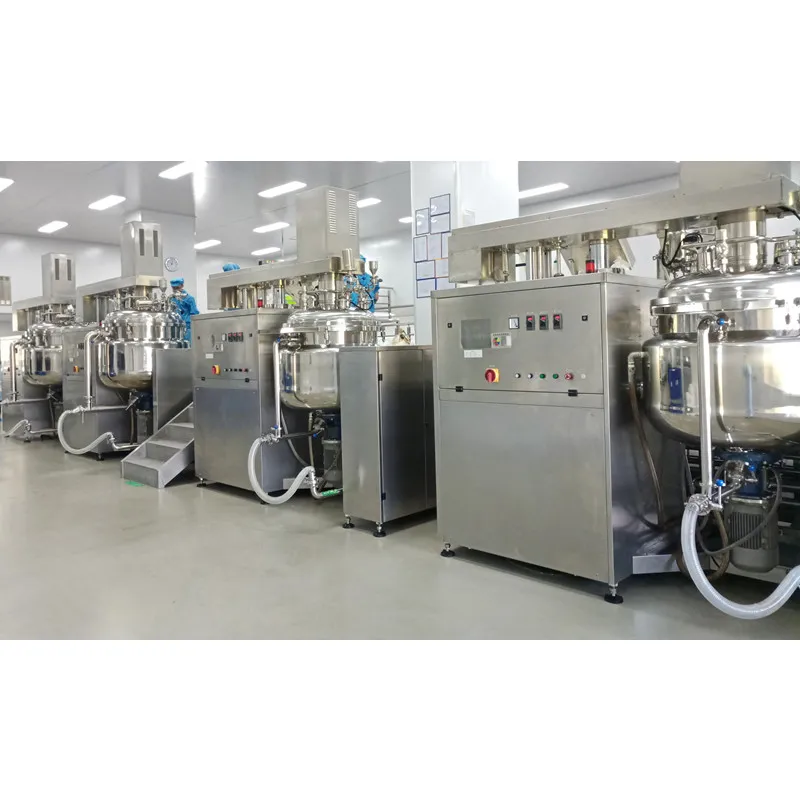 PLC Vacuum Emulsifying Machine Mixer Making Shampoo/Cosmetic Cream/Lotion Blender Homogenizer