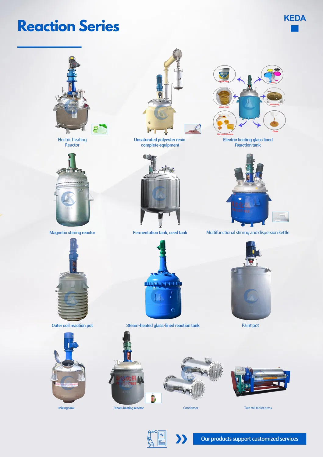 Polymerization/Photochemical/Phenol Continuous Stirred Tank Electric Heating Batch Chemical Stainless Steel Reactor Price