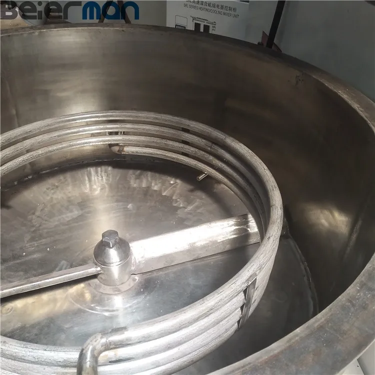 PVC Powder High Speed Mixer SRL-Z800/2000L Model Hot and Cool Mixing Unit