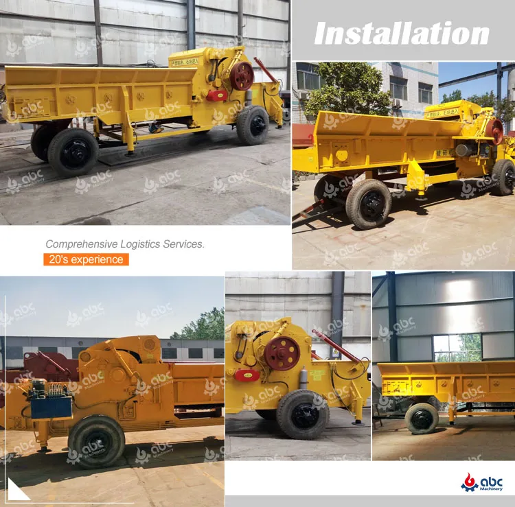 Quality Industrial Hydraulic Electric Sawdust Wood Shaving Chipping Machinery