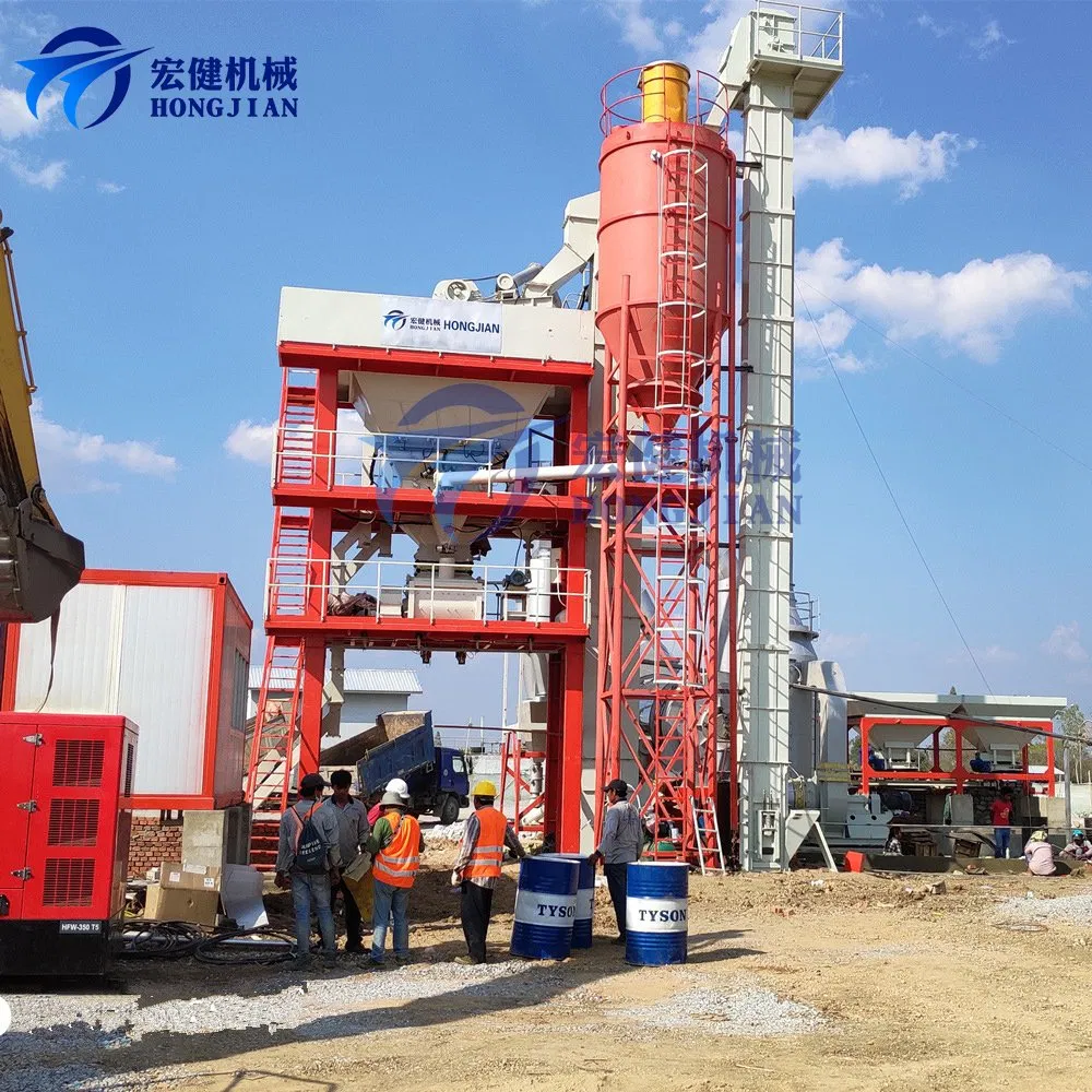 Shandong Fujian Hot Mix Asphalt Batching Plant, Concrete Mixer Pump and Bitumen Spray