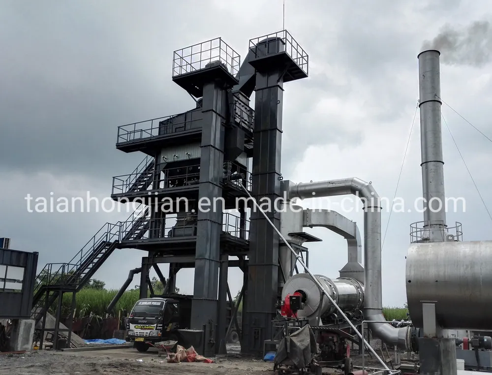 Shandong Fujian Hot Mix Asphalt Batching Plant, Concrete Mixer Pump and Bitumen Spray