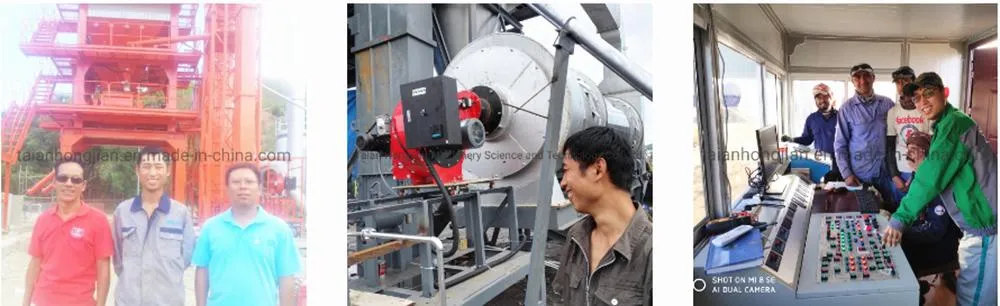 Shandong Fujian Hot Mix Asphalt Batching Plant, Concrete Mixer Pump and Bitumen Spray