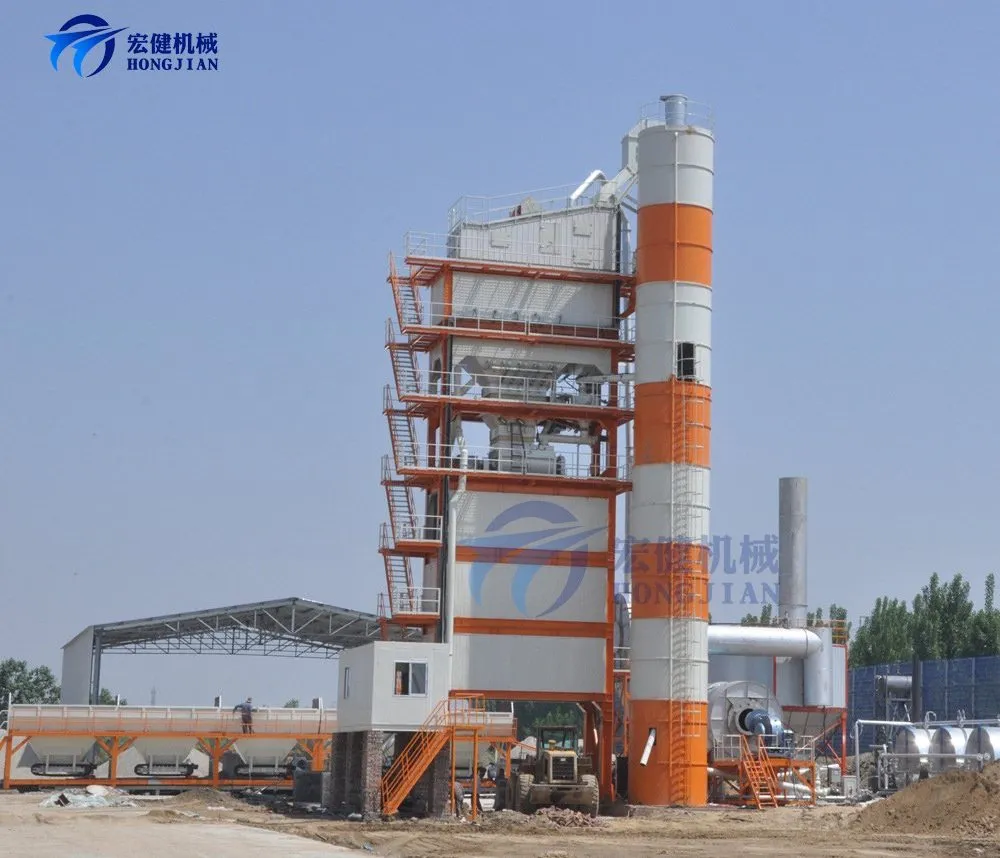 Shandong Fujian Hot Mix Asphalt Batching Plant, Concrete Mixer Pump and Bitumen Spray