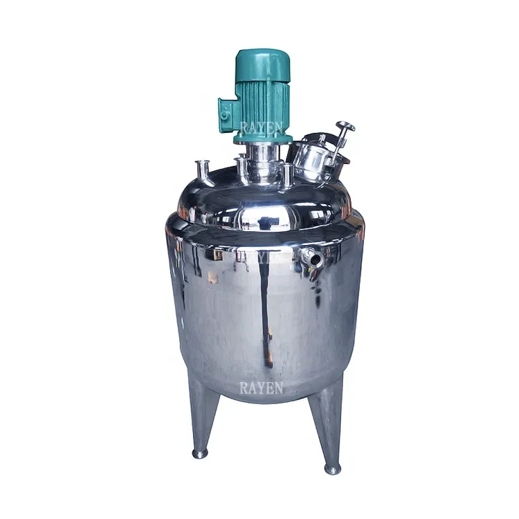 Stainless Steel Agitator Jacketed Electric Heating Propeller Mixing Tank