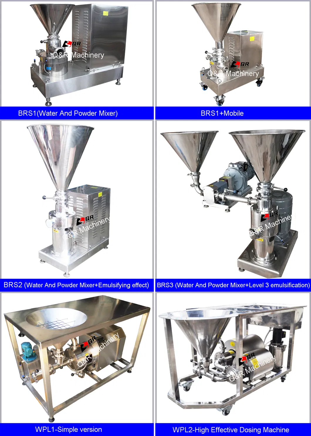 Stainless Steel Batch High Efficient on Line Mixer System Liquid and Suspend Solid Mixer