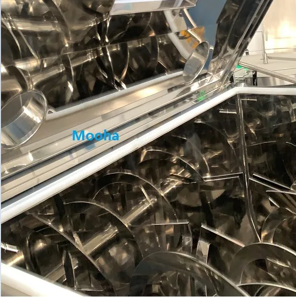 Stainless Steel Chemical Powder Granualar Ribbon Blender Horizontal Powder Ribbon Agitator