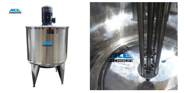 Stainless Steel Costmetics Cream Homogenis High Shear Emulsifier Mixer