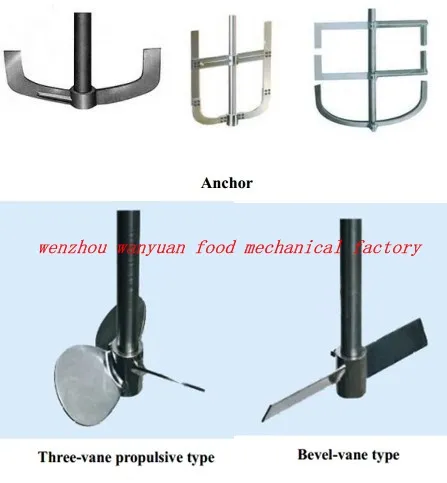 Stainless Steel Detergent Mixer Cooking Liquid Mixing Tank with Heating