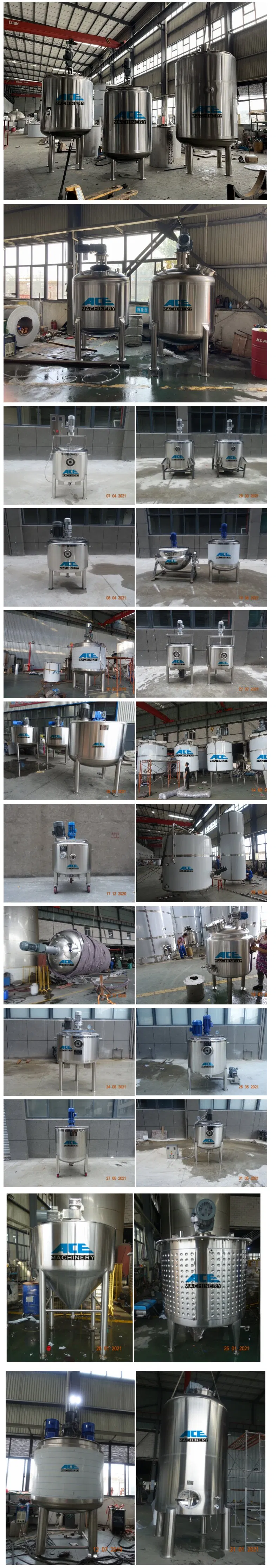 Stainless Steel Emulsifier Tank/ Single Layer Emulsifying Tank Machine/ Batch Mixer Tank