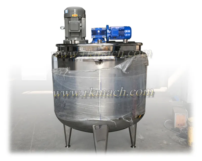 Stainless Steel Heating Mixing Tank with High Shear Homogenizer