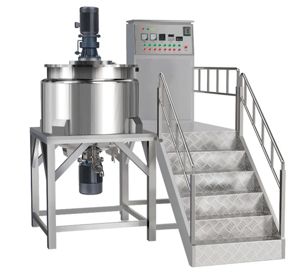 Stainless Steel Liquid/Cream/Lotion/Sauce Blending and Mixing Machine with Agitator