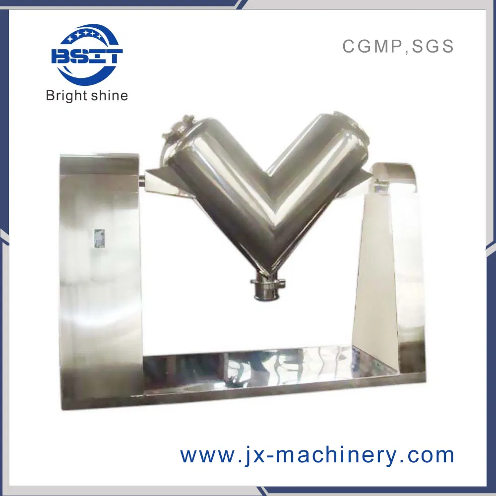 V Model Stainless Steel Mixing Machine for Food/Granule/Dry Powder/Flour