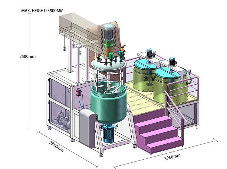 Vacuum Homogeneous Emulsifying Machine