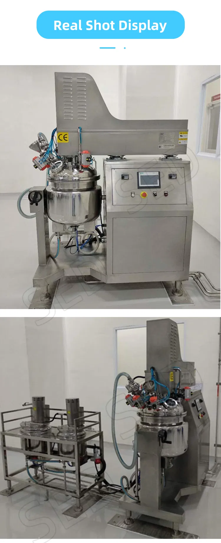 Vacuum Homogenizer Emulsify Machine for Butter