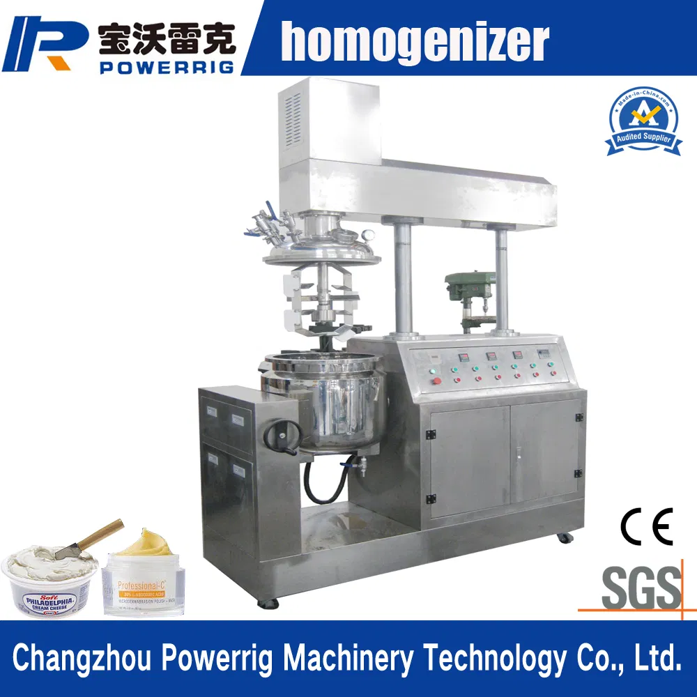 Vacuum Homogenizer Mixer Emulsifier for Body Lotion and Cream