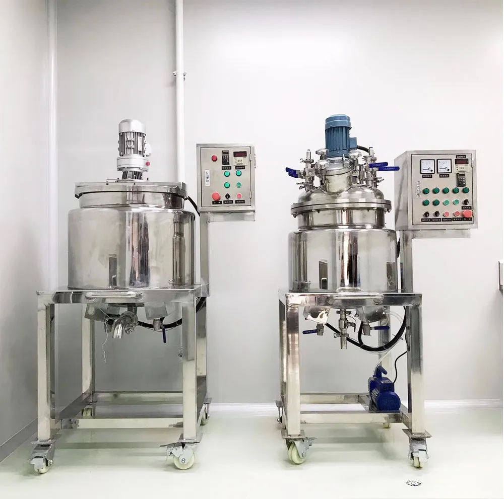 Vk Promake Yex-200L Factory Direct Sale Price 2021 China Manufacturing Equipment Cosmetics Food Chemical Liquid Stirring Mixer Liquid Washing Machine